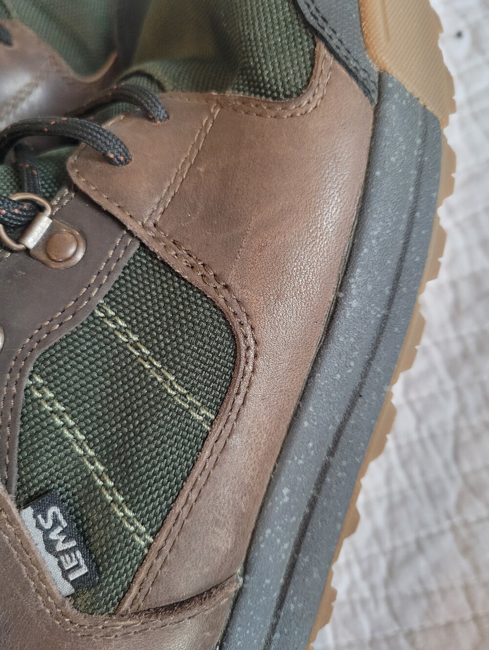 Lems Men's Outlander Waterproof Boots - Olive Green - Picture 6 of 8